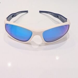 Kids Blue and White Sunglasses
